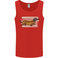 Dachshund Funny Hotdog Sausage Dog Mens Vest Tank Top Red