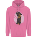 Dachshund Girl Dog Mens 80% Cotton Hoodie Azelea