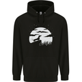 Dachshund Moon Silhouette Dog Mens 80% Cotton Hoodie Black