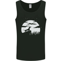 Dachshund Moon Silhouette Dog Mens Vest Tank Top Black