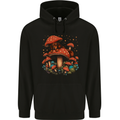 Dachshund With Mushrooms Dog Childrens Kids Hoodie Black