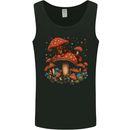 Dachshund With Mushrooms Dog Mens Vest Tank Top Black