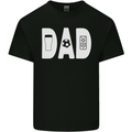 Dad Football Beer TV Funny Fathers Day Mens Cotton T-Shirt Tee Top Black