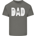 Dad Football Beer TV Funny Fathers Day Mens Cotton T-Shirt Tee Top Charcoal