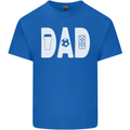Dad Football Beer TV Funny Fathers Day Mens Cotton T-Shirt Tee Top Royal Blue