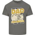 Dad & Grandpa Funny Fathers Day Grandparent Mens Cotton T-Shirt Tee Top Charcoal