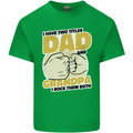 Dad & Grandpa Funny Fathers Day Grandparent Mens Cotton T-Shirt Tee Top Irish Green