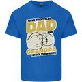 Dad & Grandpa Funny Fathers Day Grandparent Mens Cotton T-Shirt Tee Top Royal Blue