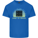 Dad a Base Funny Fathers Day Jokes Mens Cotton T-Shirt Tee Top Royal Blue