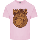 Dadcules Funny Fathers Day Gym Kids T-Shirt Childrens Light Pink