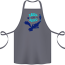 Daddy is My Superhero Funny Fathers Day Cotton Apron 100% Organic Steel