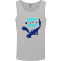 Daddy is My Superhero Funny Fathers Day Mens Vest Tank Top Sports Grey