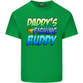 Daddys Fishing Buddy Funny Fisherman Kids T-Shirt Childrens Irish Green
