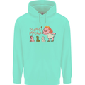 Daddys Princess Funny Unicorn Teddy Bear Childrens Kids Hoodie Peppermint