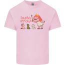 Daddys Princess Funny Unicorn Teddy Bear Kids T-Shirt Childrens Light Pink