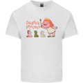 Daddys Princess Funny Unicorn Teddy Bear Kids T-Shirt Childrens White