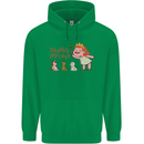Daddys Princess Funny Unicorn Teddy Bear Mens 80% Cotton Hoodie Irish Green