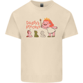 Daddys Princess Funny Unicorn Teddy Bear Mens Cotton T-Shirt Tee Top Natural