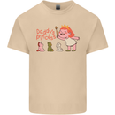 Daddys Princess Funny Unicorn Teddy Bear Mens Cotton T-Shirt Tee Top Sand