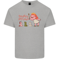 Daddys Princess Funny Unicorn Teddy Bear Mens Cotton T-Shirt Tee Top Sports Grey