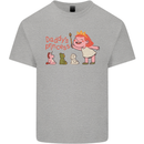 Daddys Princess Funny Unicorn Teddy Bear Mens Cotton T-Shirt Tee Top Sports Grey