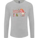 Daddys Princess Funny Unicorn Teddy Bear Mens Long Sleeve T-Shirt Sports Grey