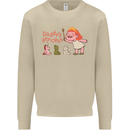 Daddys Princess Funny Unicorn Teddy Bear Mens Sweatshirt Jumper Sand