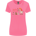 Daddys Princess Funny Unicorn Teddy Bear Womens Wider Cut T-Shirt Azalea