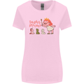 Daddys Princess Funny Unicorn Teddy Bear Womens Wider Cut T-Shirt Light Pink