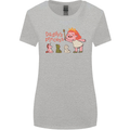 Daddys Princess Funny Unicorn Teddy Bear Womens Wider Cut T-Shirt Sports Grey