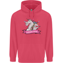 Dadicorn Funny Fathers Day Unicorn Childrens Kids Hoodie Heliconia