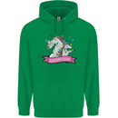 Dadicorn Funny Fathers Day Unicorn Childrens Kids Hoodie Irish Green