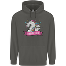 Dadicorn Funny Fathers Day Unicorn Childrens Kids Hoodie Storm Grey