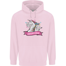 Dadicorn Funny Fathers Day Unicorn Mens 80% Cotton Hoodie Light Pink