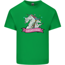 Dadicorn Funny Fathers Day Unicorn Mens Cotton T-Shirt Tee Top Irish Green