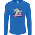 Dadicorn Funny Fathers Day Unicorn Mens Long Sleeve T-Shirt Royal Blue