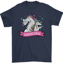 Dadicorn Funny Fathers Day Unicorn Mens T-Shirt 100% Cotton Navy Blue