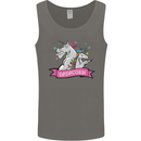 Dadicorn Funny Fathers Day Unicorn Mens Vest Tank Top Charcoal