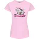 Dadicorn Funny Fathers Day Unicorn Womens Petite Cut T-Shirt Light Pink