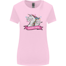 Dadicorn Funny Fathers Day Unicorn Womens Wider Cut T-Shirt Light Pink
