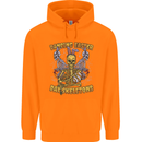 Dancing Easter Day Skeletons Skulls Childrens Kids Hoodie Orange