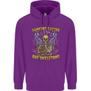 Dancing Easter Day Skeletons Skulls Childrens Kids Hoodie Purple
