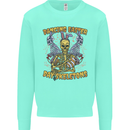 Dancing Easter Day Skeletons Skulls Kids Sweatshirt Jumper Peppermint