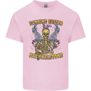Dancing Easter Day Skeletons Skulls Kids T-Shirt Childrens Light Pink