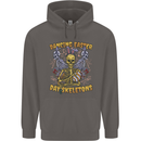 Dancing Easter Day Skeletons Skulls Mens 80% Cotton Hoodie Charcoal