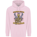 Dancing Easter Day Skeletons Skulls Mens 80% Cotton Hoodie Light Pink
