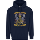 Dancing Easter Day Skeletons Skulls Mens 80% Cotton Hoodie Navy Blue
