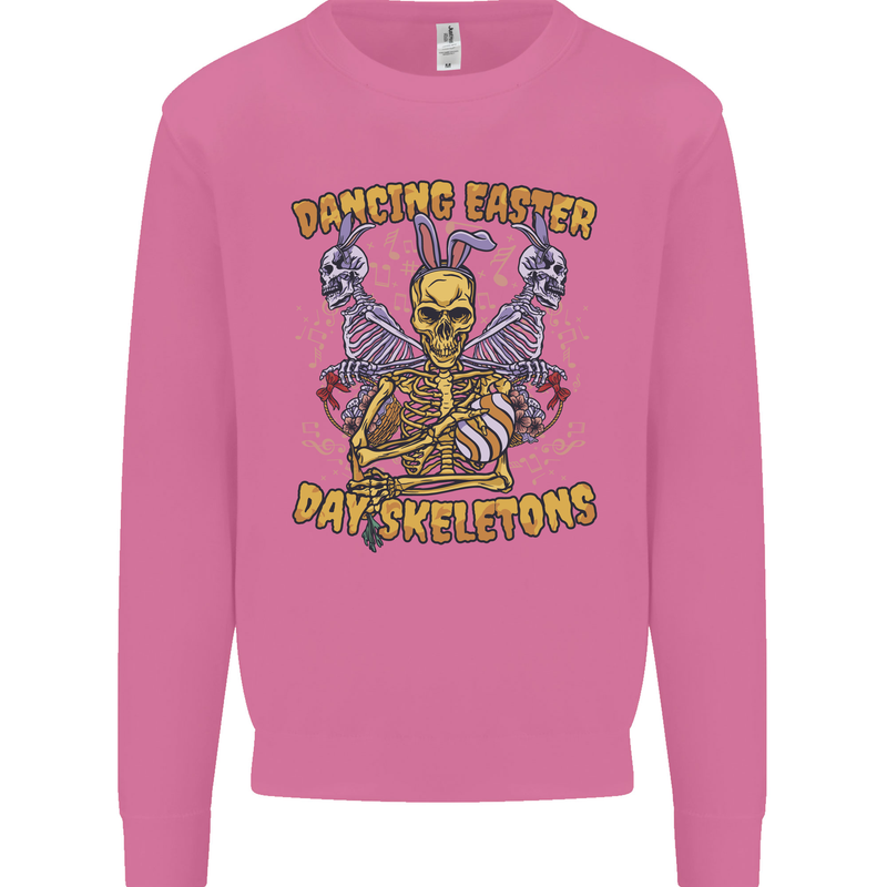 Dancing Easter Day Skeletons Skulls Mens Sweatshirt Jumper Azalea