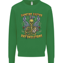 Dancing Easter Day Skeletons Skulls Mens Sweatshirt Jumper Irish Green