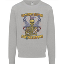Dancing Easter Day Skeletons Skulls Mens Sweatshirt Jumper Sports Grey